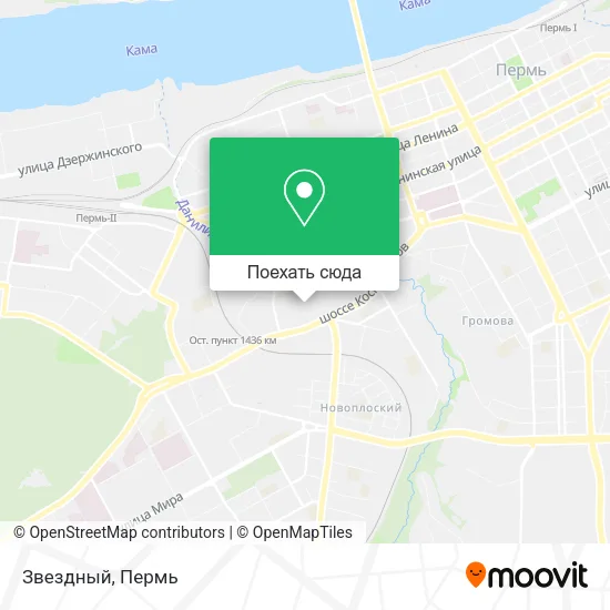 Карта Звездный