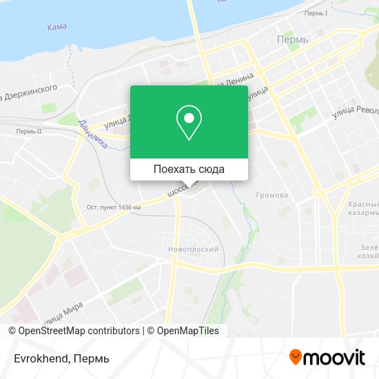 Карта Evrokhend