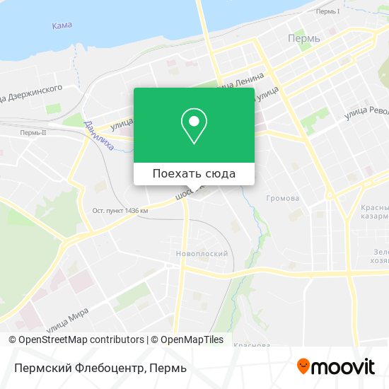 Карта Пермский Флебоцентр