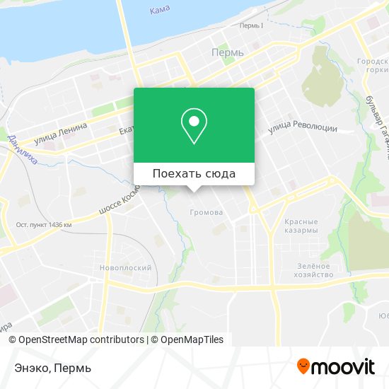 Карта Энэко