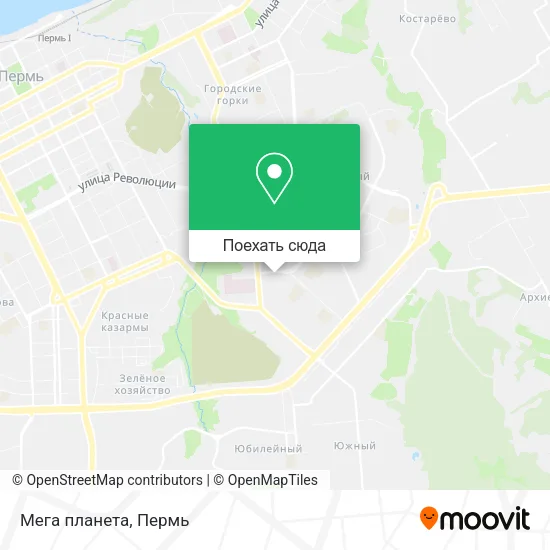 Карта Мега планета