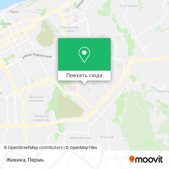 Карта Живика