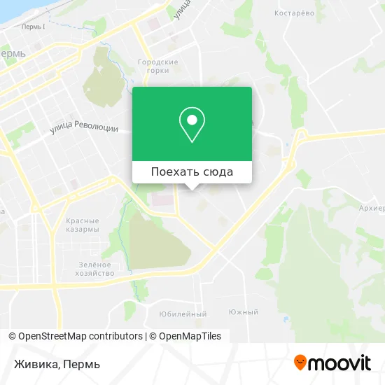 Карта Живика