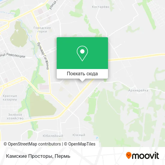 Карта Камские Просторы