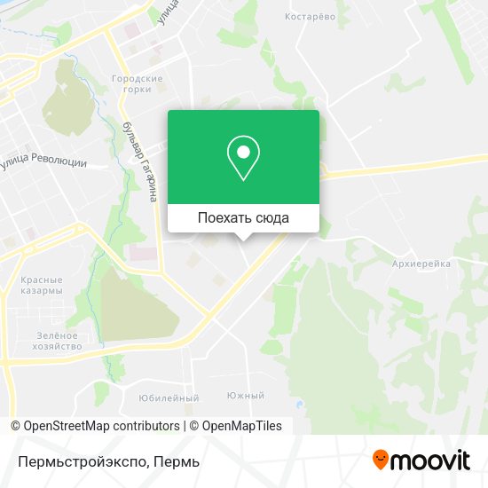 Карта Пермьстройэкспо