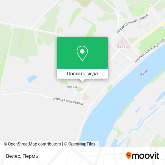 Карта Велес