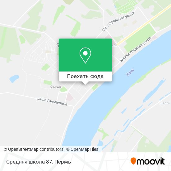 Карта Средняя школа 87