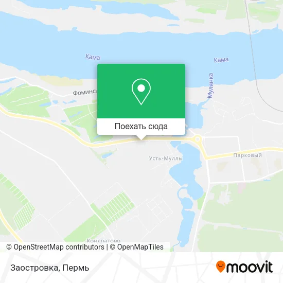 Карта Заостровка
