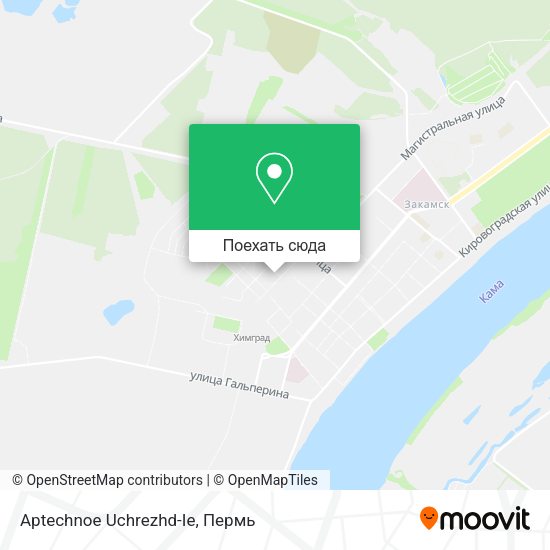Карта Aptechnoe Uchrezhd-Ie