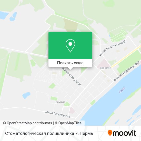 Карта Стоматологическая поликлиника 7