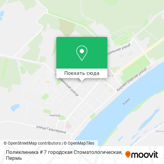Карта Поликлиника # 7 городская Стоматологическая