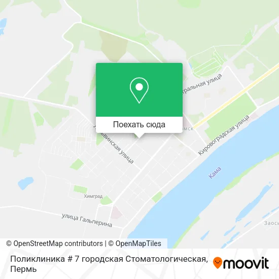 Карта Поликлиника # 7 городская Стоматологическая