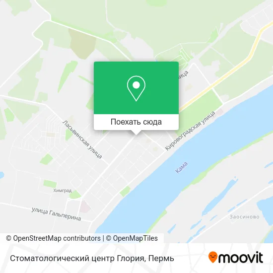 Карта Стоматологический центр Глория