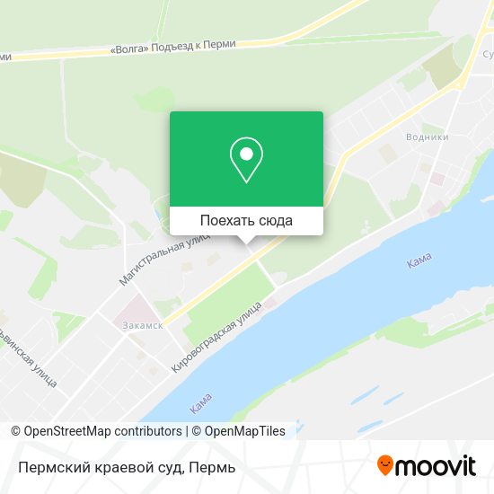 Карта Пермский краевой суд