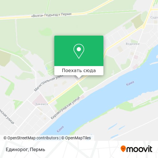 Карта Единорог