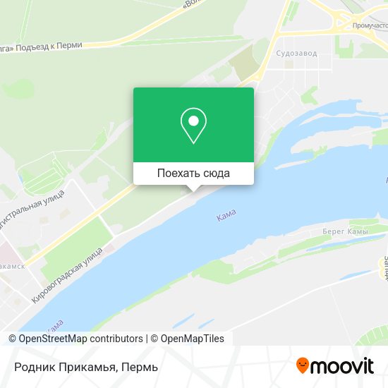 Карта Родник Прикамья