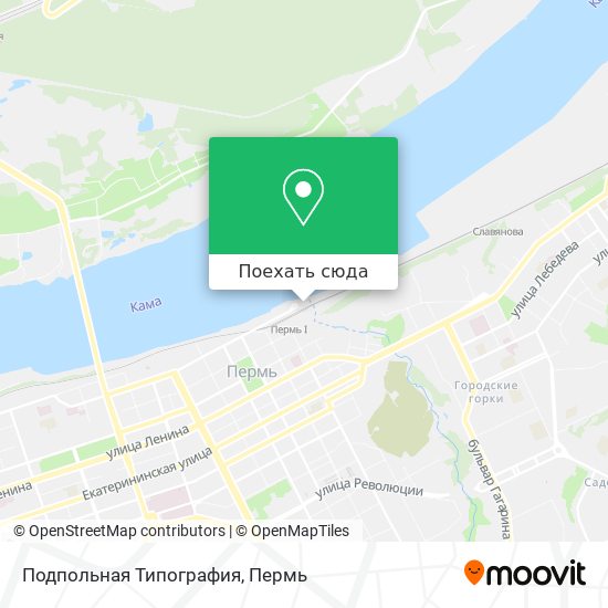 Карта Подпольная Типография
