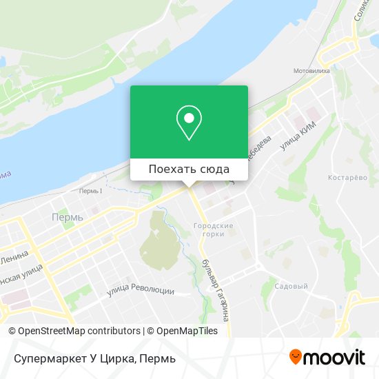 Карта Супермаркет У Цирка