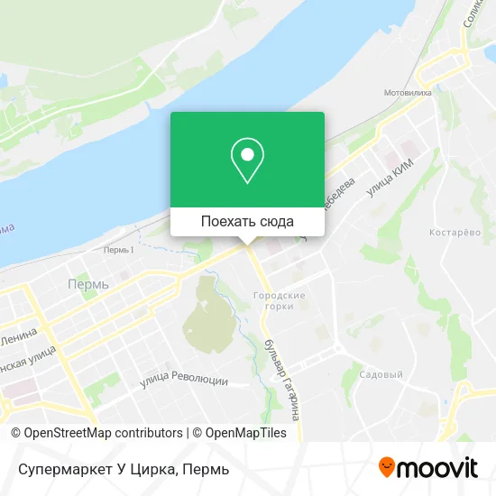 Карта Супермаркет У Цирка