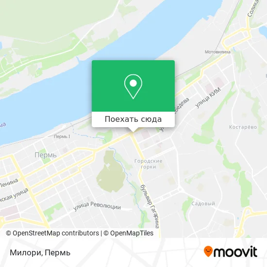 Карта Милори