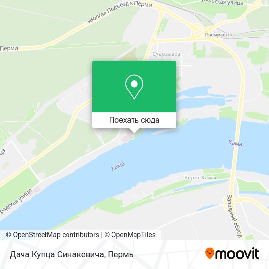 Карта Дача Купца Синакевича