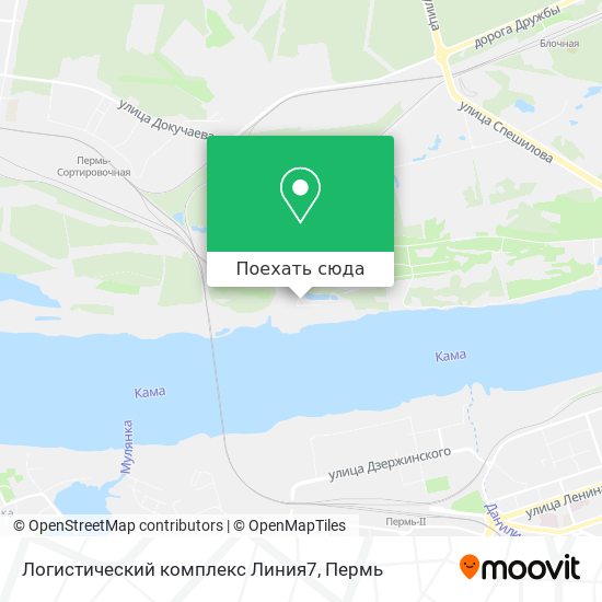 Карта Логистический комплекс Линия7