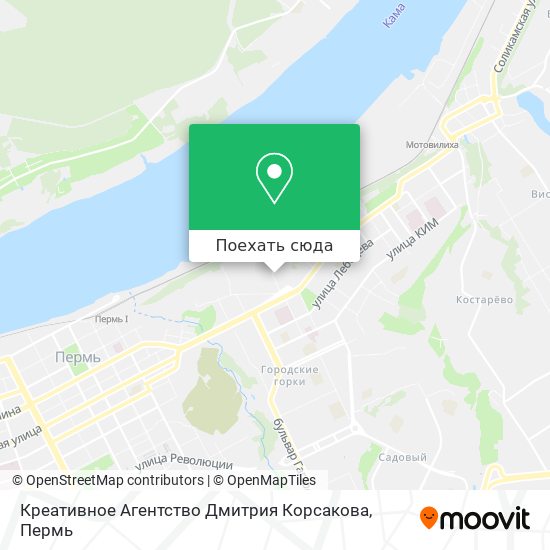 Карта Креативное Агентство Дмитрия Корсакова