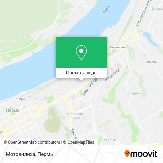 Карта Мотовилиха