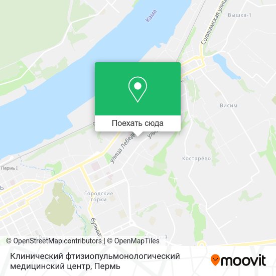 Карта Клинический фтизиопульмонологический медицинский центр