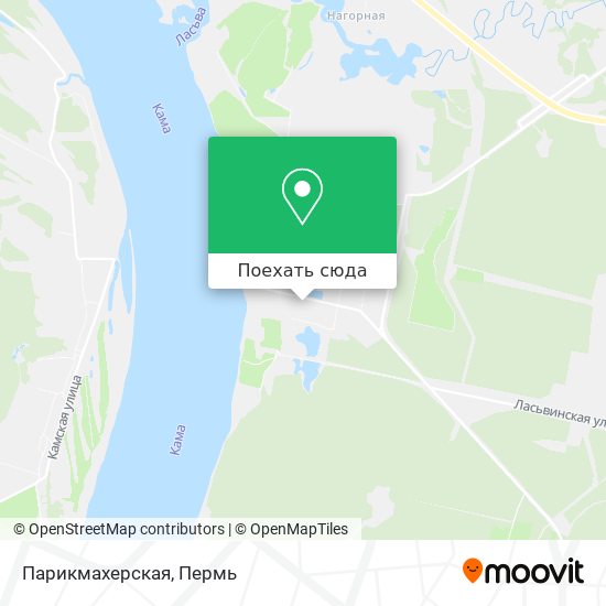 Карта Парикмахерская