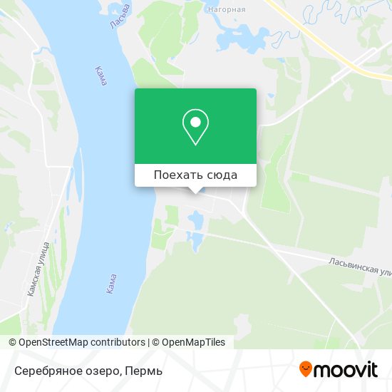 Карта Серебряное озеро