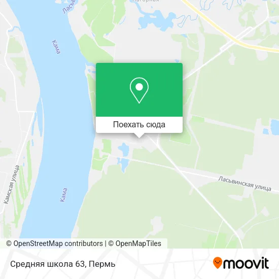 Карта Средняя школа 63