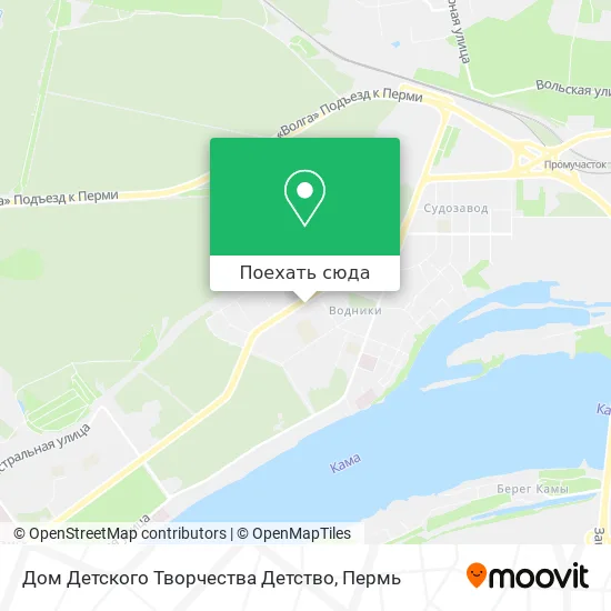 Карта Дом Детского Творчества Детство