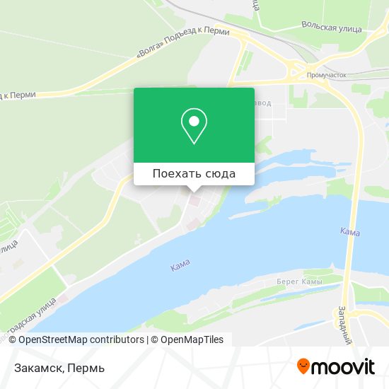 Карта Закамск