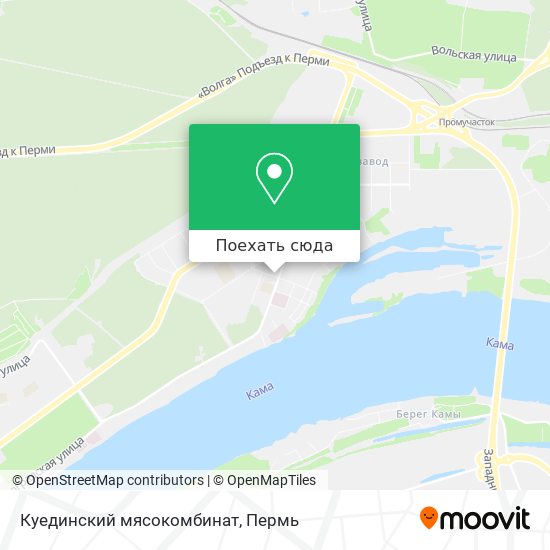Карта Куединский мясокомбинат