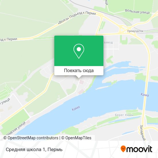 Карта Средняя школа 1