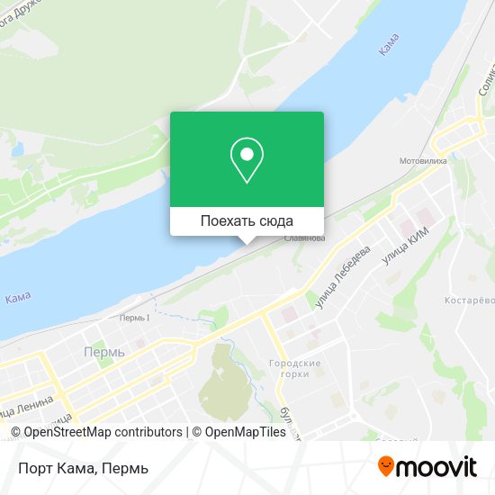 Карта Порт Кама