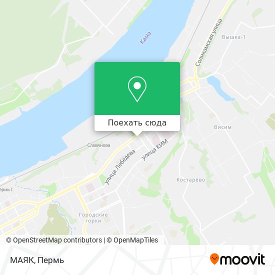 Карта МАЯК