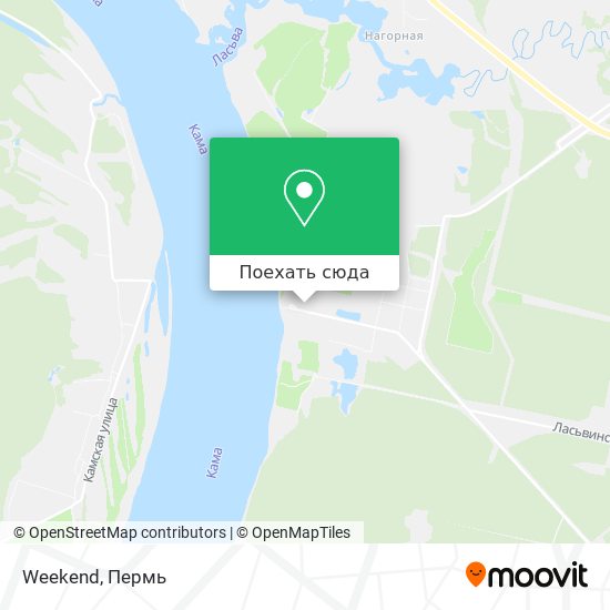 Карта Weekend