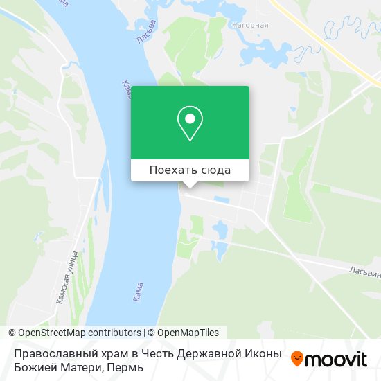 Карта Православный храм в Честь Державной Иконы Божией Матери