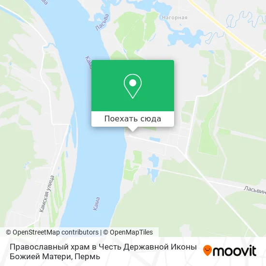 Карта Православный храм в Честь Державной Иконы Божией Матери