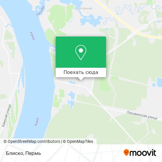 Карта Блиско