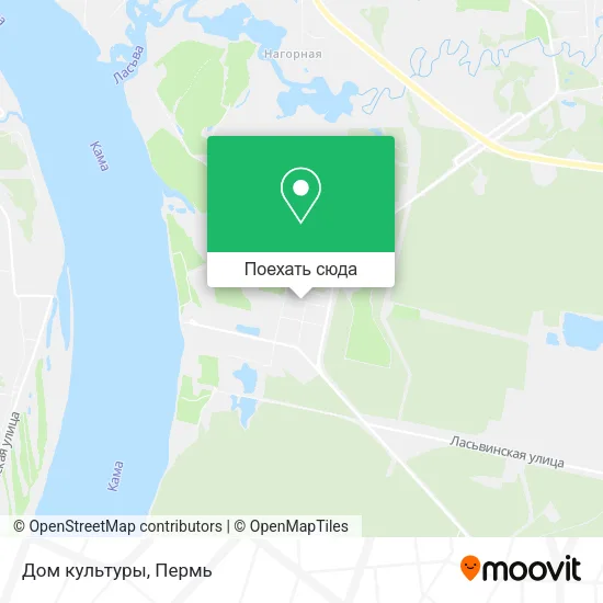 Карта Дом культуры