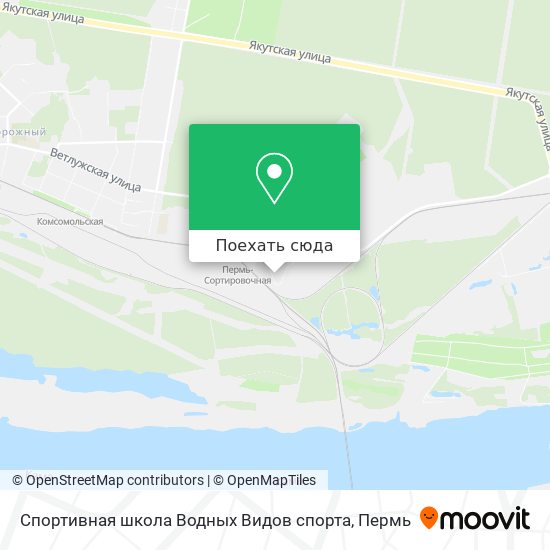 Карта Спортивная школа Водных Видов спорта
