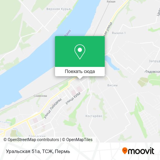 Карта Уральская 51а, ТСЖ