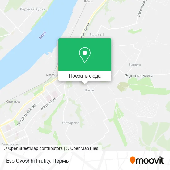 Карта Evo Ovoshhi Frukty