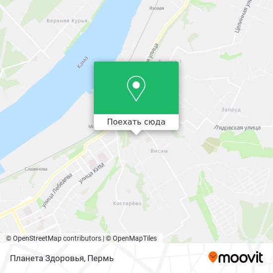 Карта Планета Здоровья