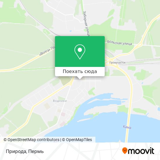 Карта Природа