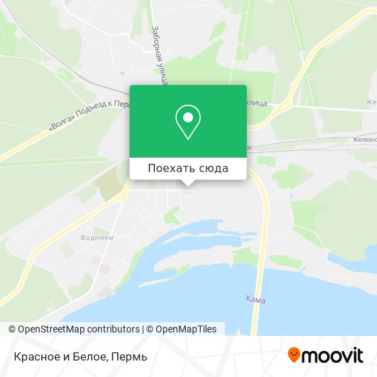 Карта Красное и Белое