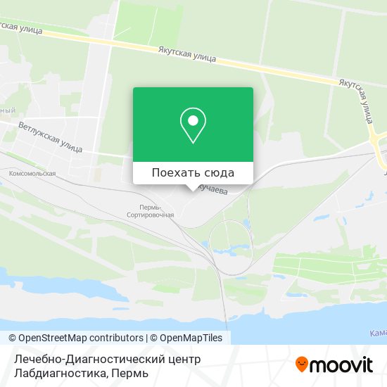Карта Лечебно-Диагностический центр Лабдиагностика